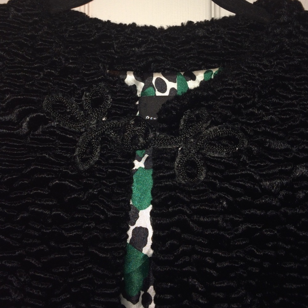 Behnaz Sarafpour faux lambs fur jacket NWOT - Picture 2 of 4